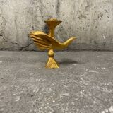 Zoomorphic gilded bronze candlestick by Pierre Casenove, 1980, Fondica.