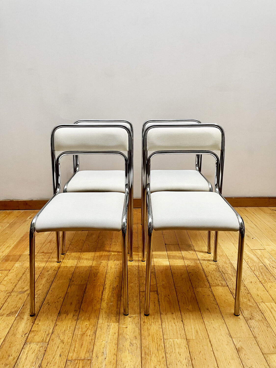 Vintage tubular chairs 70s