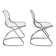 Pair of "Flynn" cantilever dining chairs by Gastone Rinaldi for RIMA, 1970s