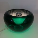 Lampe verte en verre de Murano, space age, 1970