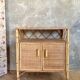 Buffet rotin vintage