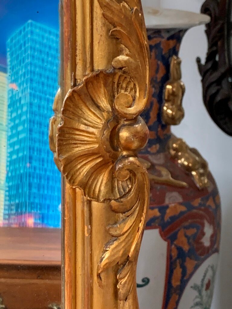 Ancient golden mirror