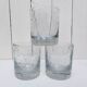 Whiskey glasses blown glass vintage Biot glassware