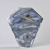 Painted porcelain vase, La Borne workshop, France, circa 1990