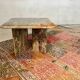 Table d'appoint ou table basse en marbre multicolore, Italie, années 1970