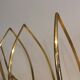 Brass swan magazine rack