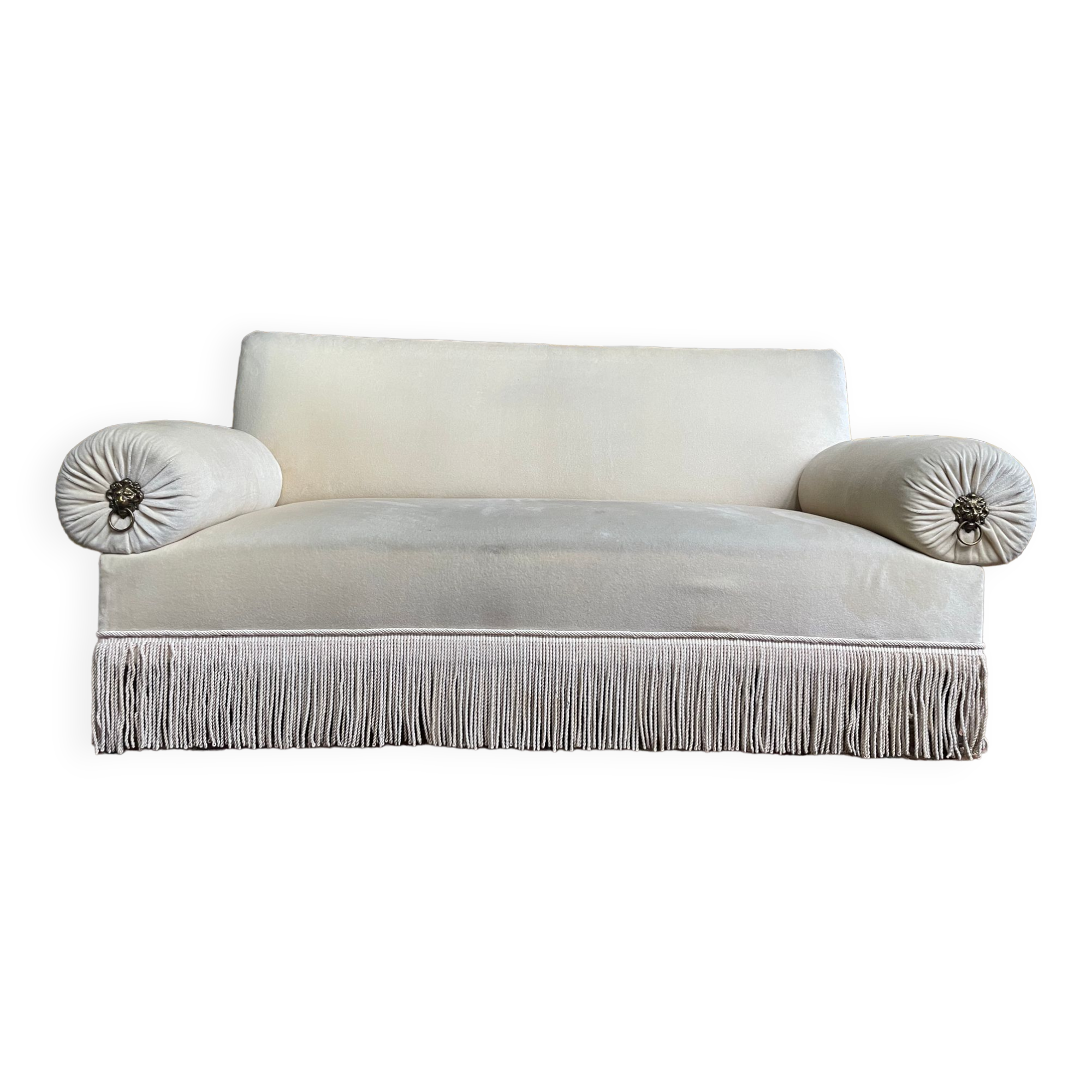 Empire velvet beige style sofa