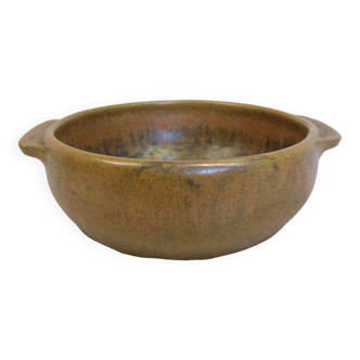 Old stoneware salad bowl