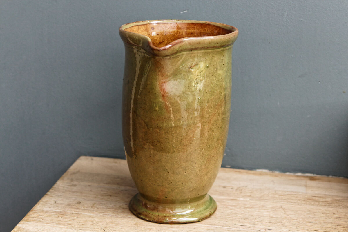 Glazed terracotta orangeade service