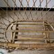 Vintage rattan cradle