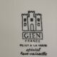 Antique serving dish in gien earthenware