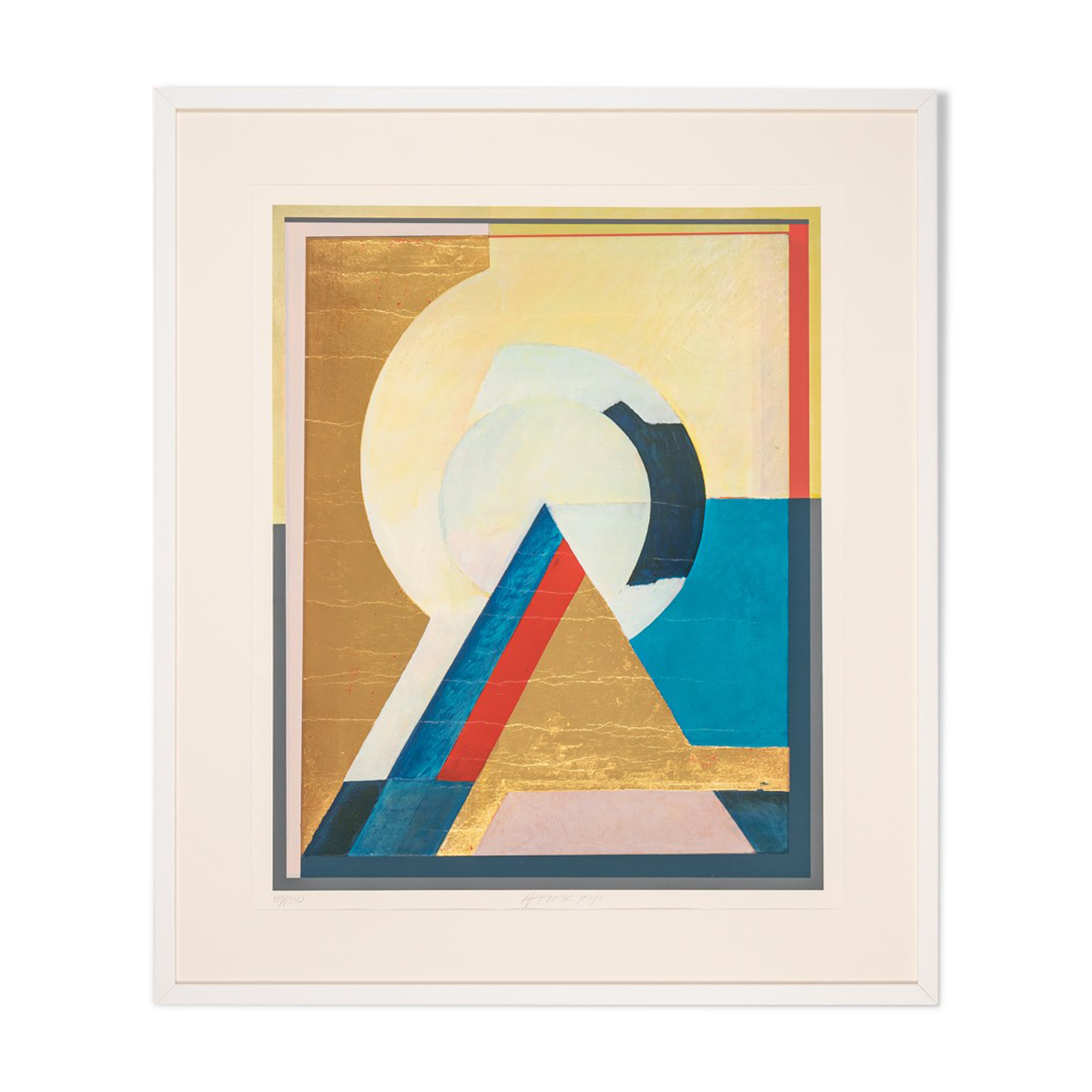 Pyramid, offset printing on thick paper, 80 x 93cm