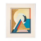 Pyramid, offset printing on thick paper, 80 x 93cm