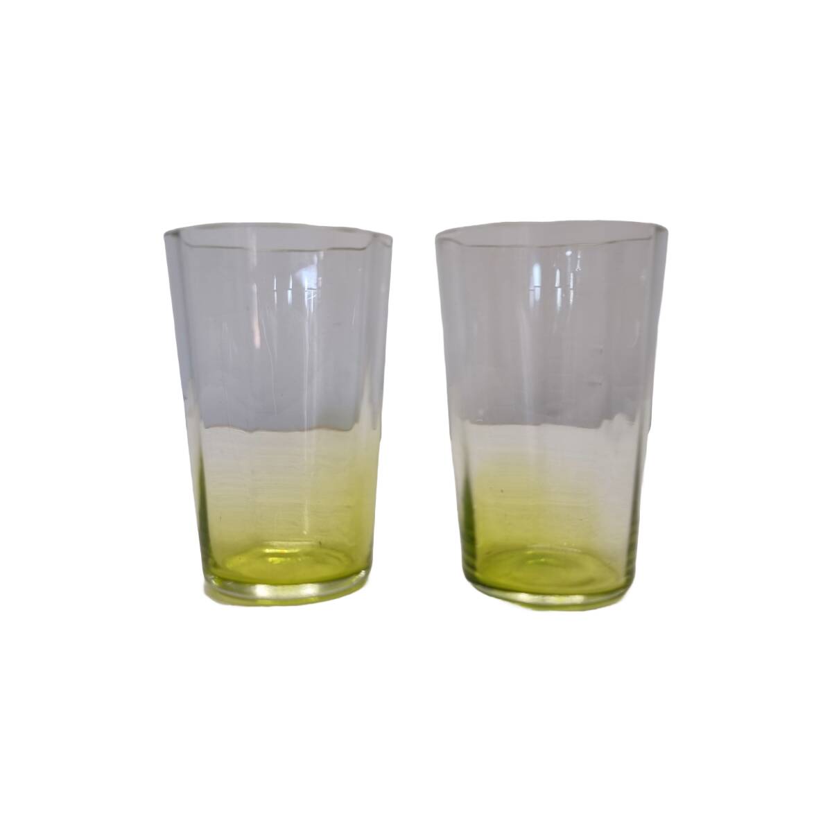 Mid Century Neon colored Drinking Glasses, 1950s