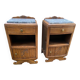 Pair of art deco bedside tables