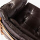 Midcentury sofa in teak and leather by Arne Norell