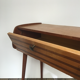 Table de chevet pieds compas années 50