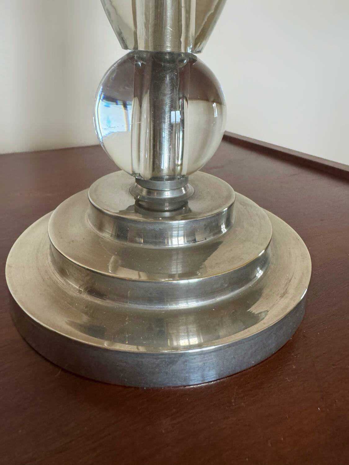 Crystal lamp from the 50s