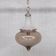 Antique two tone french pendant light