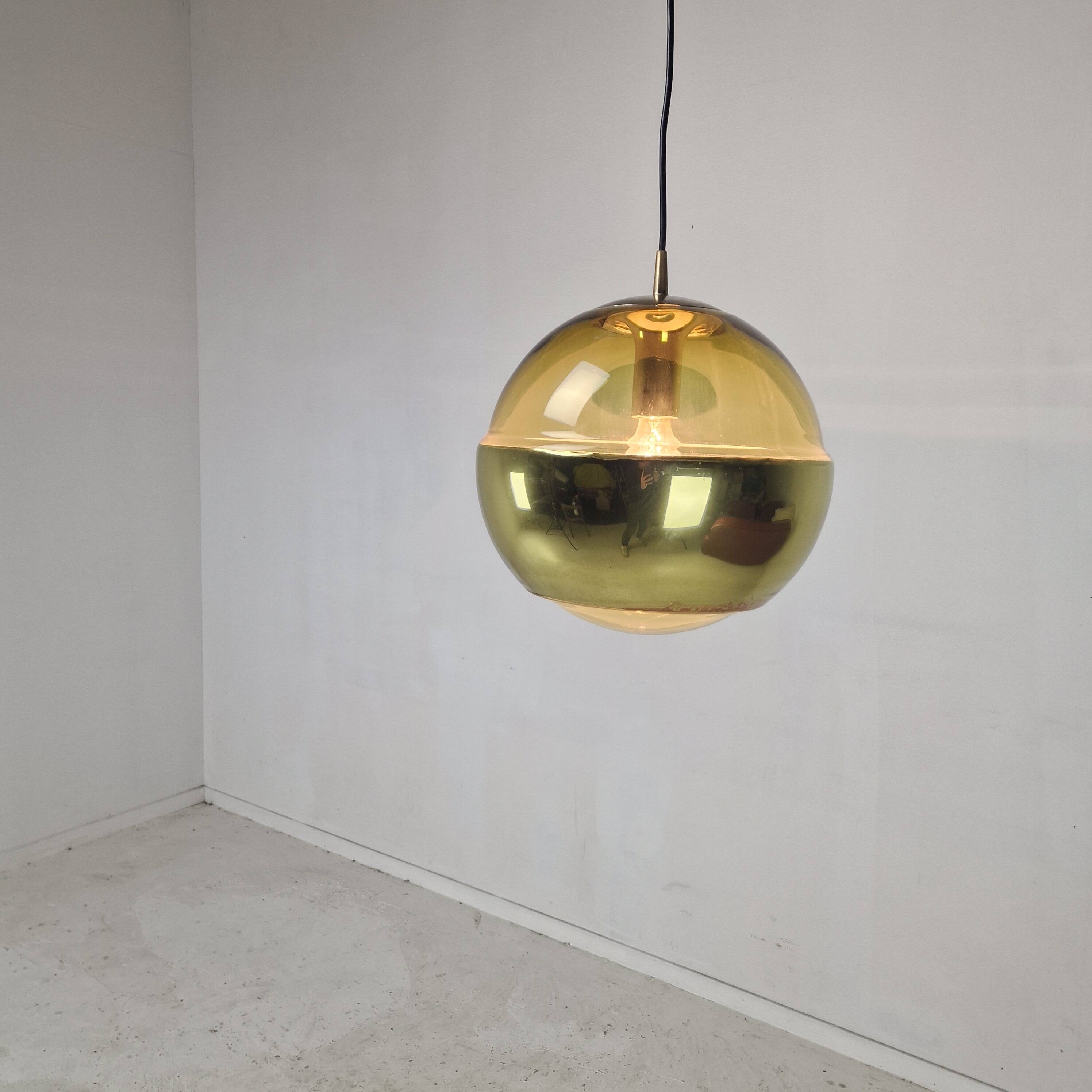 Elegant Mid-Century Modern Pendant by Peill & Putzler, Germany 1970's