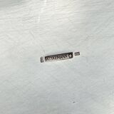 Silver-plated metal tray in the Wiskemann style, Louis XV.