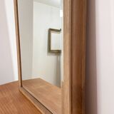 Large antique carved wooden mirror – Louis XV style – 140 x 90 cm