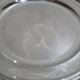 Very Pretty Set of 2 Round Silver-Plated Metal Dishes, Art Deco Orbrille
