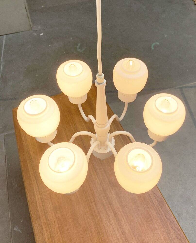 Swedish Mid-Century T526 chandelier by Hans-Agne Jakobsson for Hans-Agne Jakobsson Ab, 1960s
