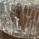Plafonnier rond en verre vintage 24cm
