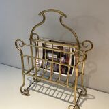 Brass magazine rack