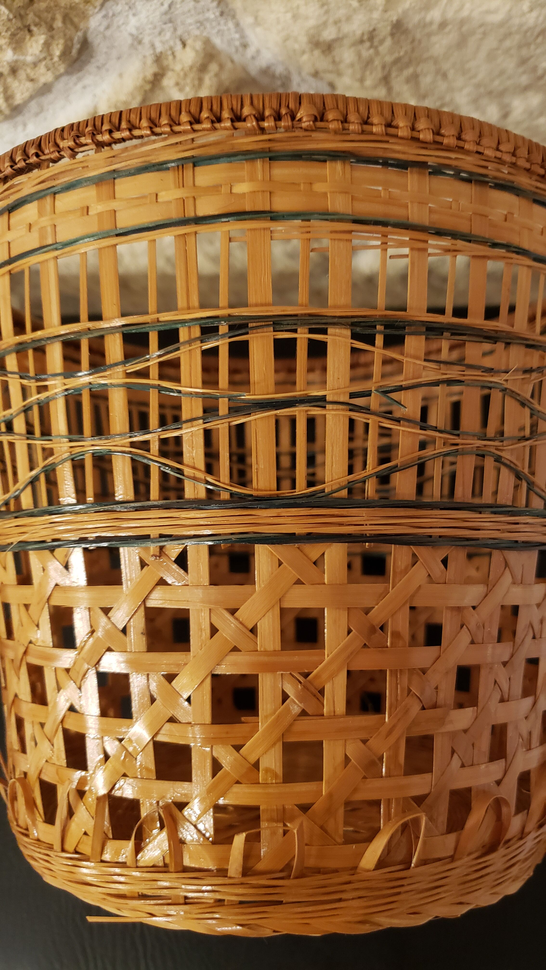 Rattan basket or pot cover