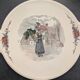 Two earthenware dishes from Obernai signed Henri Loux.