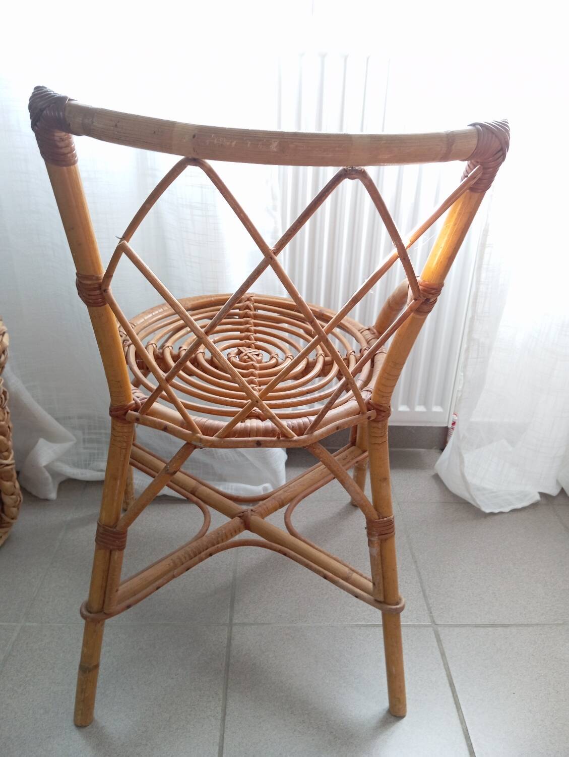 Vintage bamboo chair