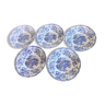 5 hollow iron earth plates per CP - blue
