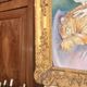 Oil Painting Canvas Psyche Woman Nude with Cat After Leonor Fini
