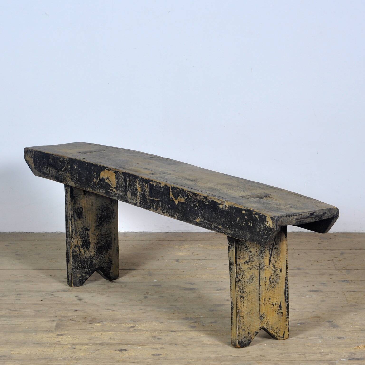 Rustic pine bench, circa 1960