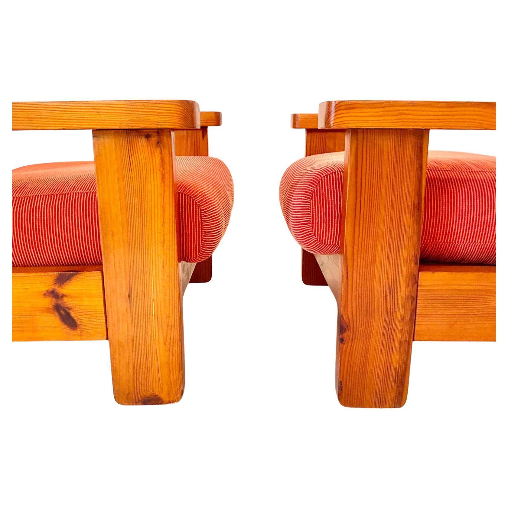 Mid Century Modern Vintage Wood and Red Velvet Armchairs, set of two, Italy 1970
