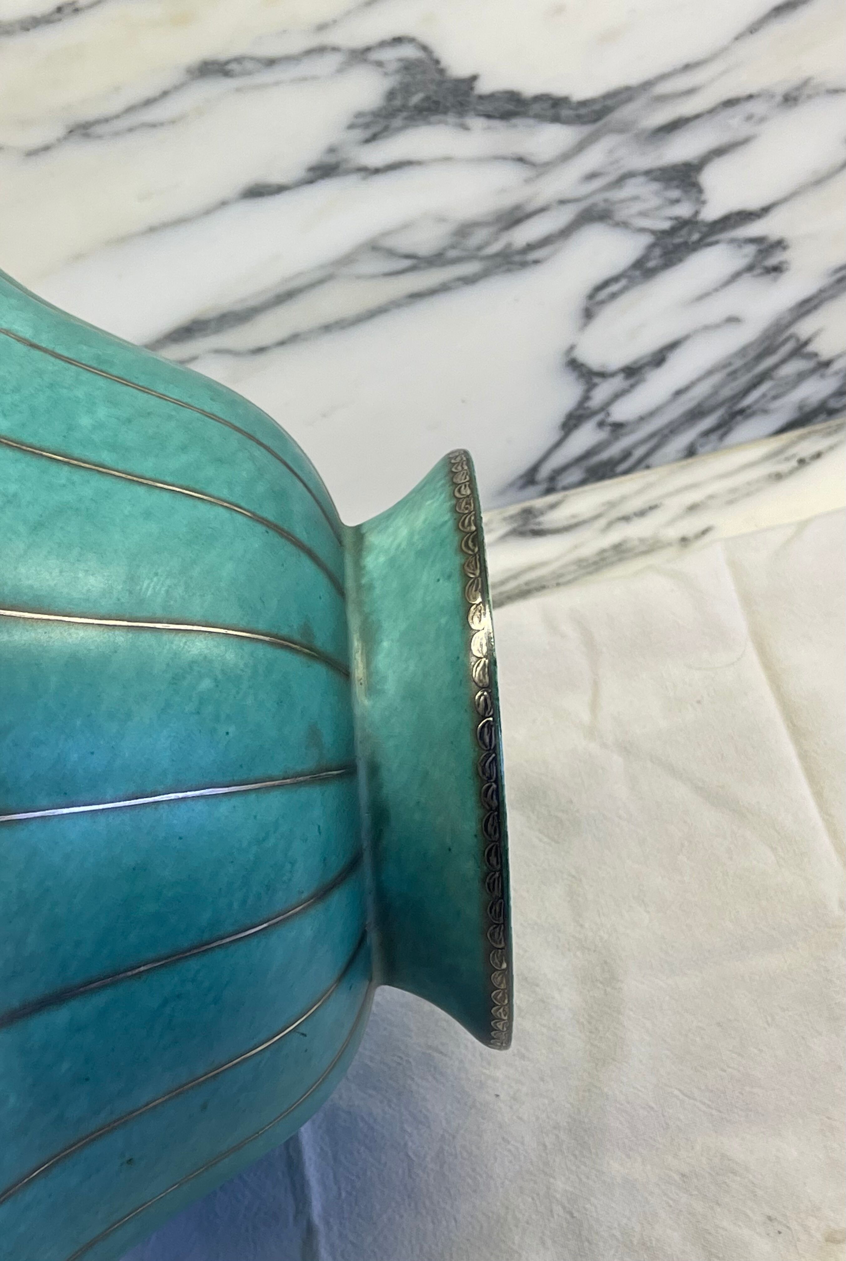 Gustavsberg argenta wilhelm kage vase