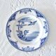 19th century plates Gien iron earth collection with Japanese birds