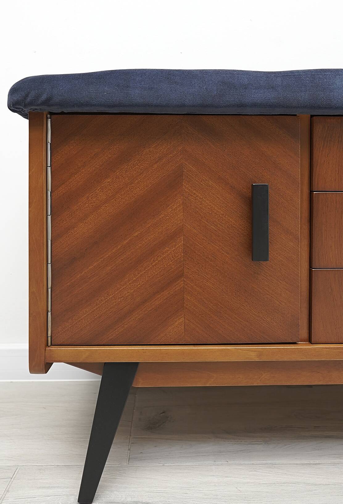 PRL chest of drawers, Meblostyl Dobrodzień. After professional renovation.