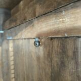 Louis Philippe linen cupboard in blond oak