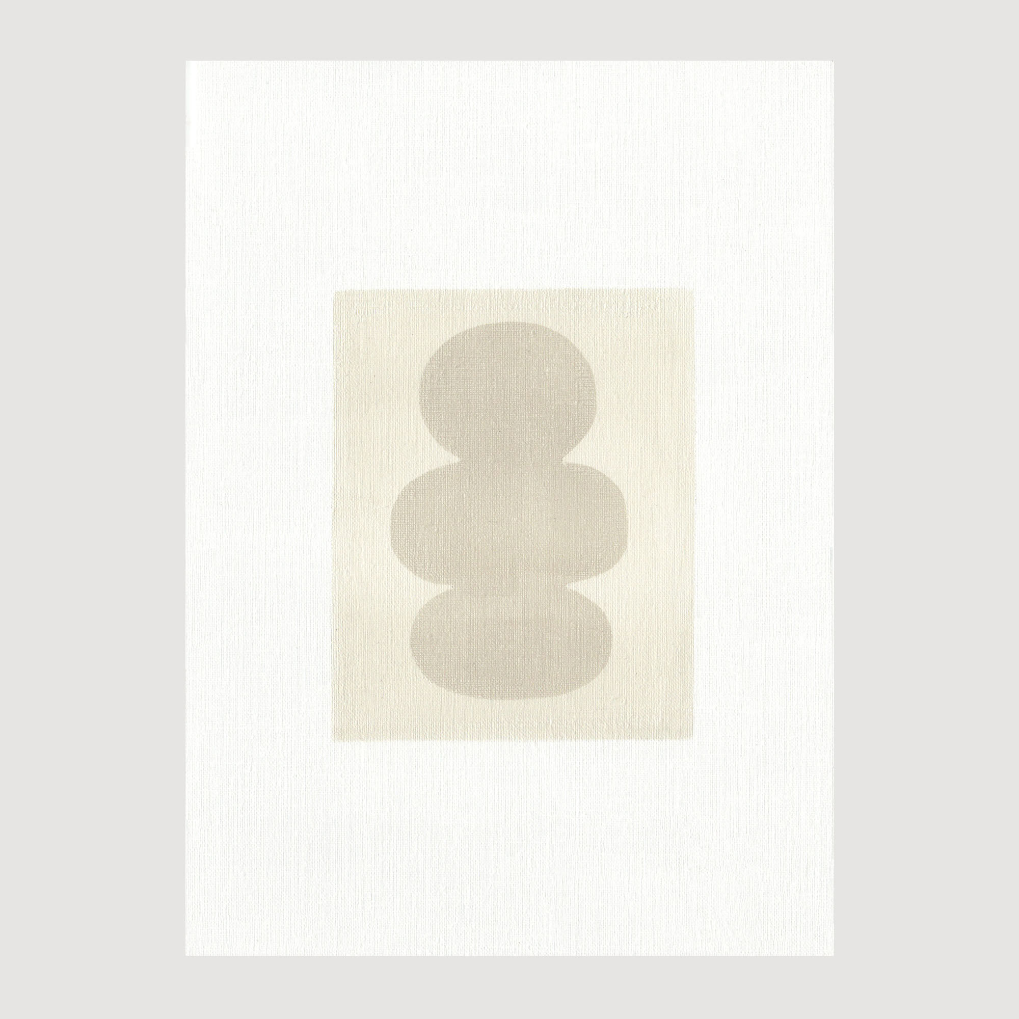 Painting on paper abstract composition