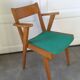 1960s bridge armchair with compass feet