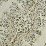 6x9 Light Green & Beige Turkish Vintage Rug, 173x267Cm