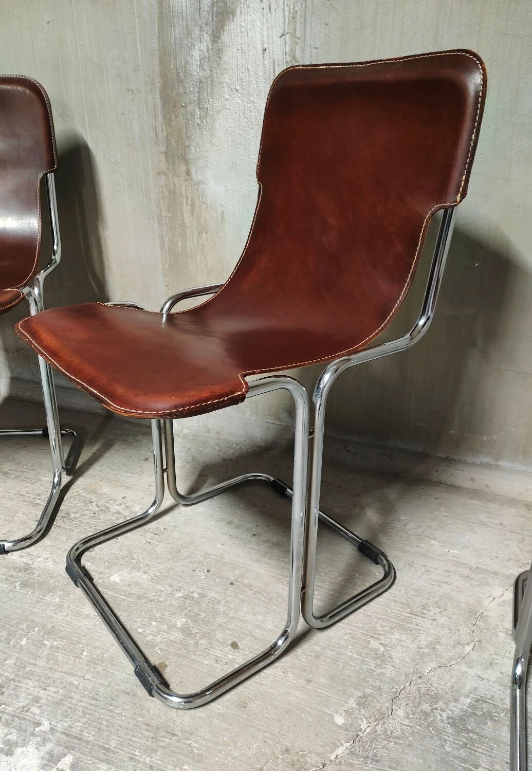 4 dining chairs model Calla by Antonio Ari Colombo for Arflex