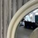 Vintage 1970s Illuminated Mirror with Built-In Socket