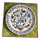 Decorative ceramic plate