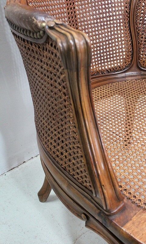 Louis XV style armchair, late 19th century