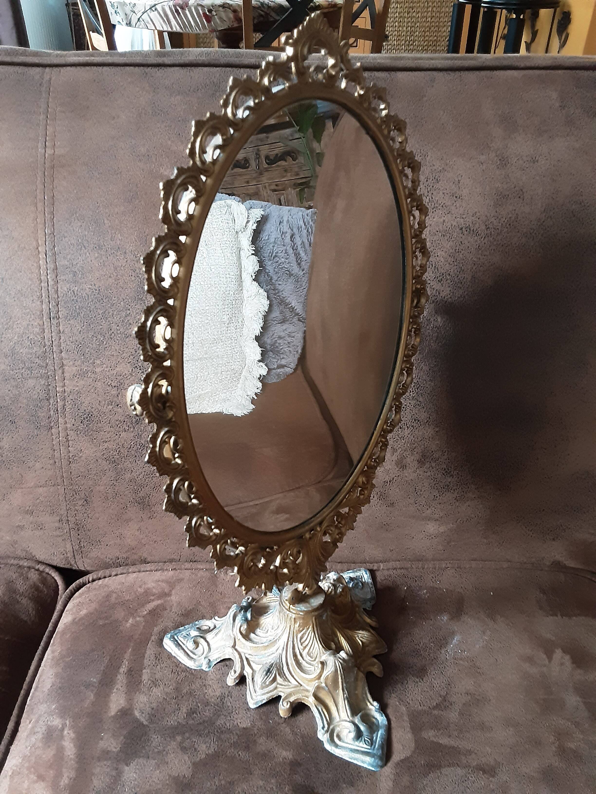 Miroir laiton ancien