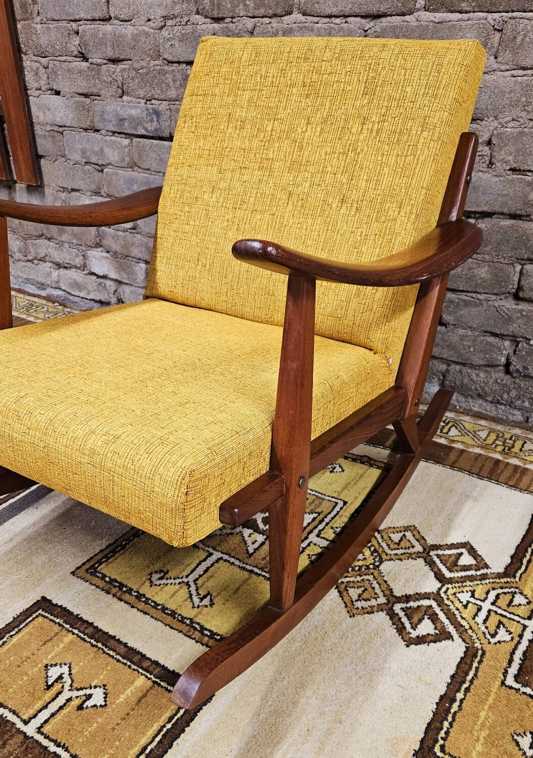 Danish teak rocking chair 1960